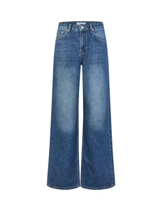 mbym - Wide Leg Jeans - Amarillo-M blau - Gr. - S