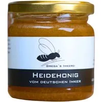 Grega´s Imkerei Honig Heidehonig aus Deutschland, 1 x 250 g, herb & malzig Heidehonig direkt vom Imker