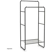 HTI-Living Kleiderständer Kleiderständer, schwarz Metall