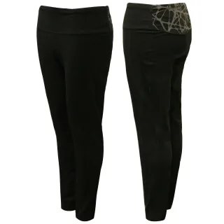 Diadora Evo Womens Black Leggings