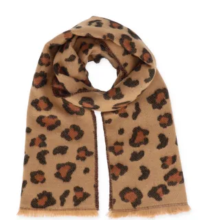 Halsüberkopf Accessoires - Schal Leo 65x200 beige - Gr. - OS