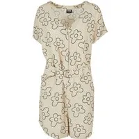 URBAN CLASSICS Jumpsuit Urban Classics Damen Ladies Short Viscose Belt Jumpsuit (1-tlg)