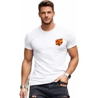RMK T-Shirt Herren Shirt Rundhals Fußball España Spanien WM 100% Baumwolle