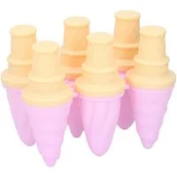 Neuetischkultur Eisportionierer Softeisform 6x 60ml., farbig sortiert Kunststoff