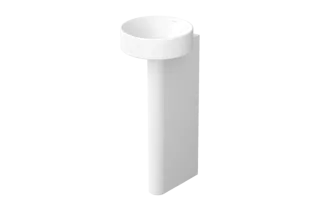 Bette Waschtische Rund Suno Pedestal, weiss, ohne Hahnloch, A250-000VK1 A250-000VK1