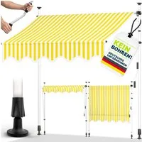 tillvex Klemmmarkise tillvex Balkonmarkise Markise Klemmmarkise Sonnenmarkise Handkurbel