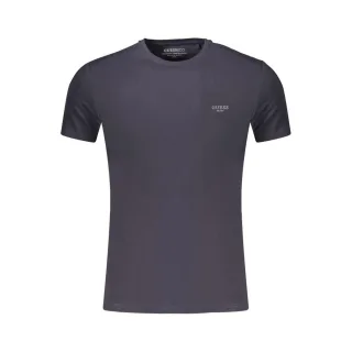 Guess Jeans Blaues Baumwoll-Herren-T-Shirt
