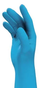 uvex u-fit Einweg Chemikalienschutzhandschuh Inhalt: 100 Stück in Box blau M - 6059608