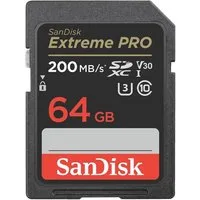 Sandisk Extreme Pro Speicherkarte (64 GB, 200 MB/s Lesegeschwindigkeit, für Spiegelreflexkameras und Camcorder)