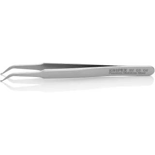 KNIPEX SMD Präzisionspinzette Edelstahl angewinkelt - 920104