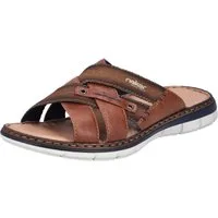 Rieker Pantolette, Sommerschuh, Schlappen, Poolslides, mit Leder-Innensohle