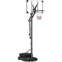 COSTWAY Basketballständer, Mit bruchsicherer Rückwand, befüllbarem Sockel & Netzen