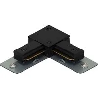 Briloner Leuchten Schienensystem-Verbinder RAIL, 8,6 cm, (1-tlg), Eckverbinder 86 mm Schwarz Schienensystem Rail Wohnzimmer Büro Küche