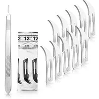 May Cuttermesser Set 10 Stück Skalpellklingen Figur 12 aus Karbonstahl