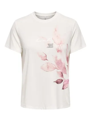 ONLY - ONLFREE MODAL S/S ATELIER TOP JRS Cloud Dancer - Gr. - S