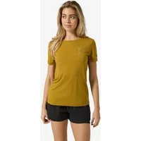 SUPER.NATURAL Print-Shirt Merino T-Shirt W GIPFELGLÜCK TEE wärmender Merino-Materialmix
