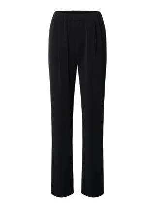 selected women - SLWTENNY HW PANT NOOS Black - Gr. - L