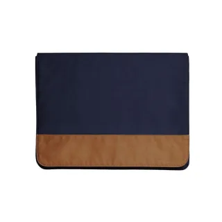 Halfar - "Life" Laptop-Hülle (Marine/Braun)