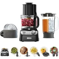 KENWOOD Küchenmaschine FDM72.990BK MultiPro XL Weigh+, 1000 W, 3 l Schüssel, 1000 Watt, 3 l Arbeitsbehälter, Autograph Collection