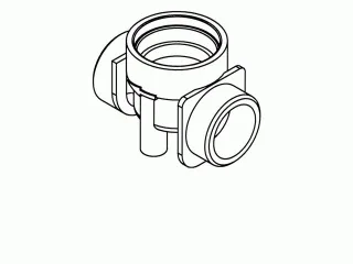 Schell Aufnahmegehäuse für Kartuschenventil L=68mm 3/4" AG 015040099