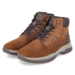Rieker Winterboots - Gr. 41 - Braun - Leder und Synthetik
