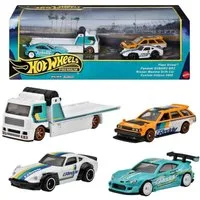 Hot Wheels Spielzeug-Rennwagen Drifting Hot Wheels Premium HRT53 4er Collector Set