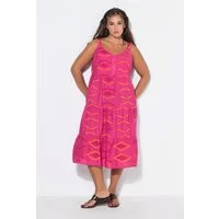 Studio Untold Midikleid Midikleid A-Line Stickerei Volants
