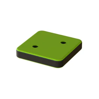 Pfostenkappen PRO Ridge für 9x9 oder 11x11 cm Holzpfosten - Witterungsbeständiger HDPE Schutz mit Tropfkante inkl. Edelstahlschrauben - Wickey
