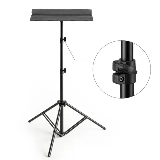 BlitzWolf BW-VF6 Projector Tripod Stand Adjustable Height Foldable Projector Floor Mount Tray Multi Purpose Laptop & She