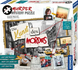 Kosmos Murder Mystery Puzzle 682187 - Case Files: Die Kunst des Mordes (Krimi Spiel) [750 Teile]