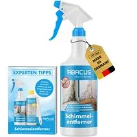 ABACUS Anti-Schimmel-Spray, Schimmelex für Wand und Bad, Anti-Schimmel Schimmelentferner (inkl. Experten Tipps, [1-St. 1x750ml Sofortwirkung mit Langzeiteffekt)
