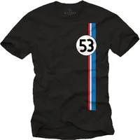 MAKAYA Print-Shirt Herren Geschenke für Autoliebhaber 53 Tuning Motiv Retro Vintage Auto