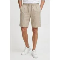 Jack & Jones Bermudas JPSTJAIDEN SUMMER LINEN BLEND STRIPE REG mit elastischem Bund