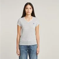 G-STAR V-Shirt Eyben mit Label