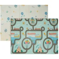 relaxdays Spielmatte Faltbare Spielmatte mit Motiv, D
