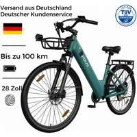 PIXAR E-Bike Cityrad Pedelec 28 Zoll 36V 18Ah bis 100 km Shimano 7 Gang, 7 Gang, Heckmotor, 648 Wh, Bürstenloser Motor, Bürstenloser Motor