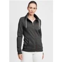 OXMO Sweatjacke OXVicky Moderne Sweatshirtjacke mit Stehkragen und Kordel