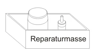 Koralle Reparaturmasse, 6044091 6044091
