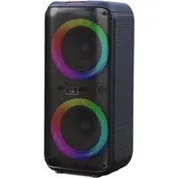 Denver BPS-354 Party-Lautsprecher 2.0 (Bluetooth, 20 W, LED-Ring um Woofer, TWS)