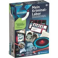 Clementoni® Experimentierkasten Galileo, Mein Kriminal-Labor, Made in Europe
