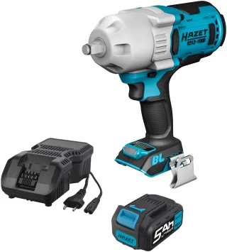 HAZET Akku-Schlagschrauber, 18 V, Vierkant 12,5 mm (1/2 Zoll), 5 Ah - 9212-1000/3
