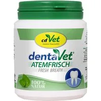 cdVet dentaVet Atemfrisch, Ergänzungsfutter für: Hunde, Alternative zu Zahnpasta oder Zahncreme für die tägliche Maulhygiene
