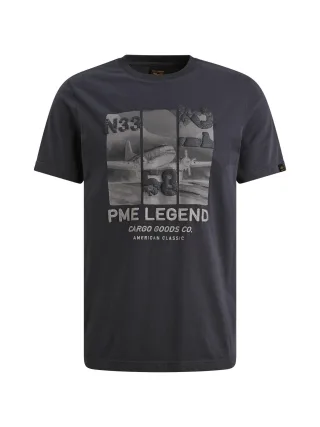 PME Legend - single jersey print graphite - Gr. - XXL