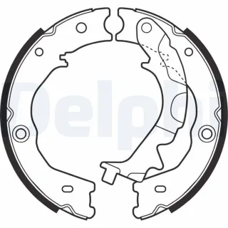 Delphi Bremsbacken hinten Kia Carnival 3