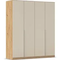 OTTO home Drehtürenschrank Kleiderschrank Schrank Garderobe AGORDO Schlafzimmer (in zwei Griff-Farben, Breiten 91-405 cm, Dekor- oder Hochglanzfront) durchdachte Innenausstattung, in 8 Breiten und 2 Höhen MADE IN GERMANY