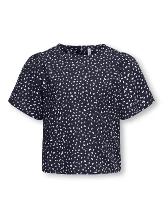 KIDS ONLY - KOGSALLI LIFE S/S AOP TOP CP WVN night sky - Gr. - 164