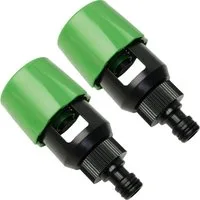 Casativo Schlauchadapter Universal Wasserhahn-Adapter für Garten & Haushalt, (2-St), einfach zu montieren