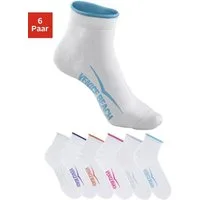Venice Beach Kurzsocken Sport & Lifestyle Sneaker Socken Damen (Packung, 6-Paar, Quarter Sock) mit druckfreiem Bündchen