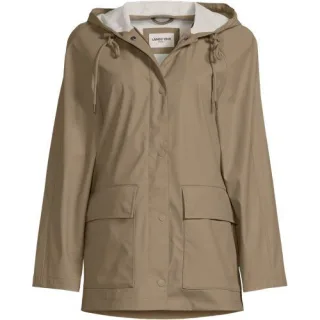Squall Ausgestellte Regenjacke für Damen in Plus-Größe, Damen, size: plus, Gelb, Polyester, by Lands' End