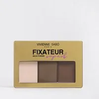 VIVIENNE SABO Augenbrauen-Puder Kit Brow Trio Fixateur Superb 02